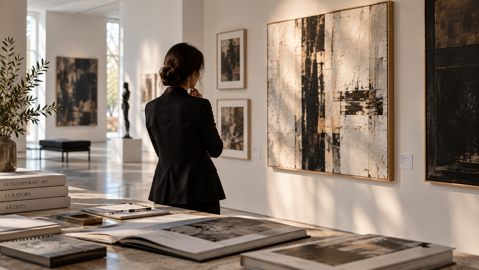 Curatorial selection of contemporary artworks